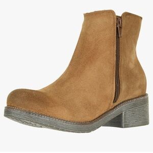 Naot Brown Suede Ankle Booties